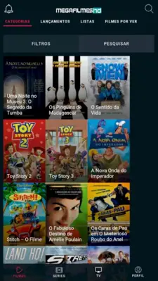 Mega Filmes HD android App screenshot 1